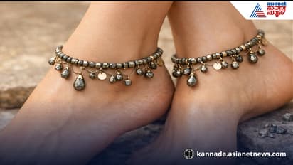 pyrite anklet