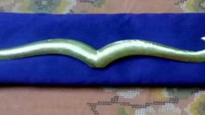 மக்கள் பணத்தில் வீரபத்திர சாமிக்கு ‘தங்க மீசை’ - தெலங்கானா முதல்வர் நேர்த்தி கடன்