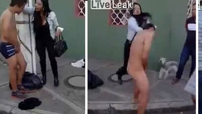 കത്തിയുമായി എത്തിയ മോഷ്ടാവിനെ യുവതി ഇടിച്ചു പരുവമാക്കിയശേഷം നഗ്നനാക്കി റോഡിലൂടെ ഓടിച്ചു