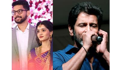 മകളുടെ വിവാഹസല്ക്കാരത്തിന് പാട്ടുപാടി വിക്രം; വീഡിയോ കാണാം