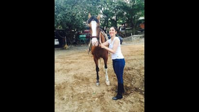 തമന്നയും കുതിരയും