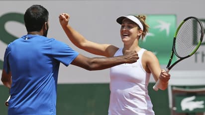 ഫ്രഞ്ച് ഓപ്പണ് മിക്സഡ് ഡബിള്സില് ചരിത്രമെഴുതി ബൊപ്പണ്ണ സഖ്യം