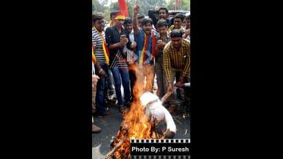 ಜಲ ವಿವಾದ ಇತ್ಯರ್ಥಕ್ಕೆ ಆಗ್ರಹಿಸಿ ಕನ್ನಡ ಸಂಘಟನೆಗಳ ಕಹಳೆ, ಪ್ರಧಾನಿ ಮಧ್ಯಪ್ರವೇಶಿಸದಿದ್ದರೆ ತೆರಿಗೆಯೂ ಬಂದ್: ಎಚ್ಚರಿಕೆ