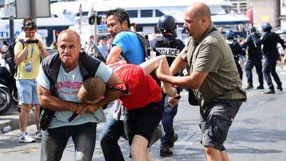 Photos: Fans clash in Euro 2016