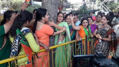 Women hug trees, say no to steel bridge