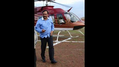 In pics: Mining czar Reddy hops a helicopter ride to oversee daughter's wedding
