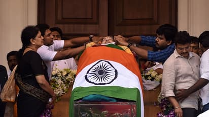 In Pics: Jayalalithaa's last journey