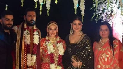 PICS: Yuvraj Singh and Hazel Keech's Goa wedding