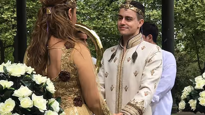 In pics: Sofia Hayat has fairies, goddesses, unicorns and horses at her wedding