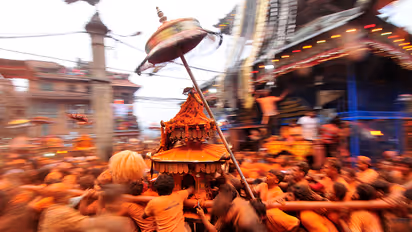In pics: Nepal celebrated its New Year with Sindoor Jatra festival