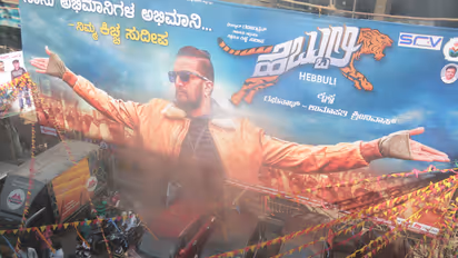 In Pics: Hebbuli roars in Karnataka, craze for Sudeep just grows