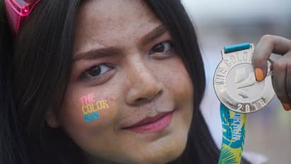 In Pics: Colour Run in Bangkok