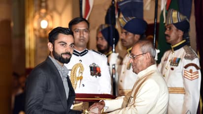 In pics: Virat Kohli and other dignitaries receive Padma awards