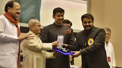 In pics: Akshay Kumar, Surabhi, Mohanlal receive national awards from president