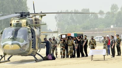 In pics: Slain soldier Paramjit Singh cremated with military honours