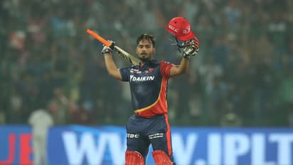 ರಿಶಬ್ ಪಂತ್ ಸ್ಫೋಟಕ ಶತಕ : ಹೈದರಾಬಾದ್'ಗೆ ಸವಾಲಿನ ಗುರಿ