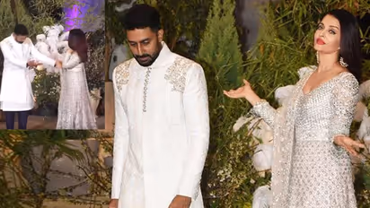 Watch: Abhishek Bachchan leaves Aishwarya Rai alone and walks away in anger