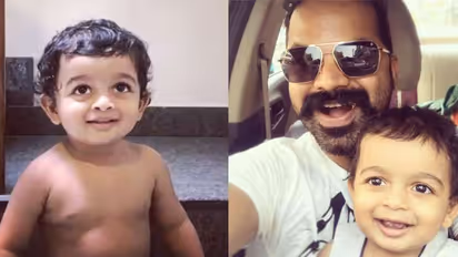Video: Actor Vinay Forrt's son Vihaan is crazy about Mohanlal. Here is the proof