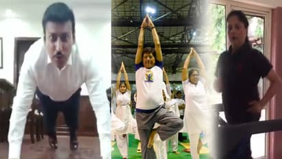 ' ఫిట్నెస్ ఛాలెంజ్ ' స్వీకరించిన కేంద్ర మంత్రులు (వీడియో)