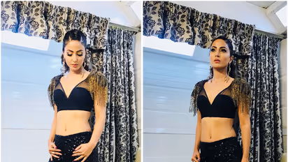 Actress who called South heroines bulging trolled for wearing skimpy dress