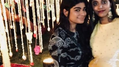 Jr NTR's wife Lakshmi Pranathi looks splendid on her baby shower