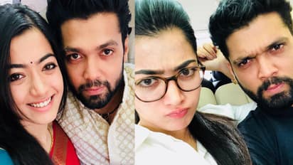 Here is how fiancé Rashmika Mandanna wished Rakshit Shetty on his birthday