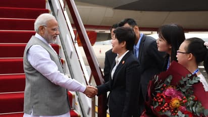 ಎಸ್ ಸಿ ಒ ಶೃಂಗಸಭೆಗಾಗಿ ಚೀನಾಗೆ ಬಂದಿಳಿದ ಪ್ರಧಾನಿ ಮೋದಿ