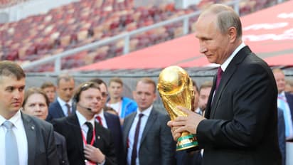FIFA World Cup 2018: Vladimir Putin 'proud' of Russia's handling of World Cup