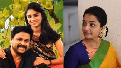 Dileep and Meenakshi visit Manju Warrier's house in Thrissur