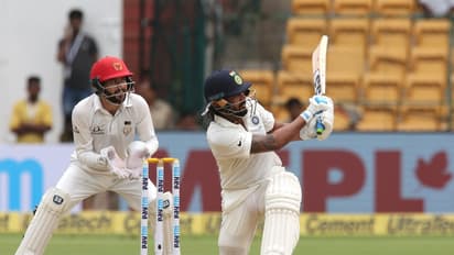 ಇಂಡೋ-ಅಫ್ಘಾನ್ ಟೆಸ್ಟ್: 200 ರನ್ ಗಡಿ ದಾಟಿದ ಟೀಂಇಂಡಿಯಾ