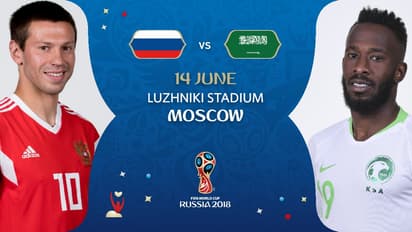 ಫಿಫಾ ವಿಶ್ವಕಪ್ 2018: ರಷ್ಯಾ v/s ಸೌದಿ ಅರೇಬಿಯಾ ಪಂದ್ಯದಲ್ಲಿ ಯಾರಿಗೆ ಮೇಲುಗೈ?