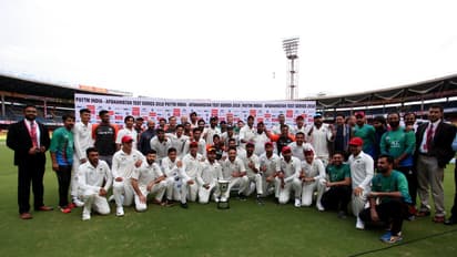 ಟೆಸ್ಟ್ ಸರಣಿ ಗೆದ್ದರೂ ಆಫ್ಘಾನ್ಗೆ ಚಾಂಪಿಯನ್ ಪಟ್ಟ ನೀಡಿದ ಭಾರತ