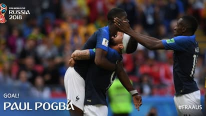 ಫಿಫಾ ವಿಶ್ವಕಪ್ 2018: ಆಸ್ಟ್ರೇಲಿಯಾ ವಿರುದ್ಧ ಫ್ರಾನ್ಸ್ ತಂಡಕ್ಕೆ ರೋಚಕ ಜಯ