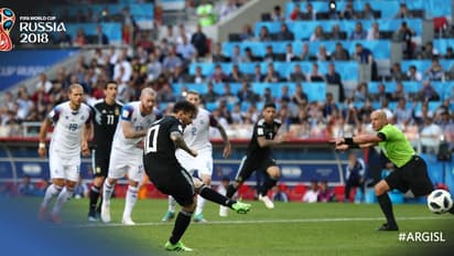 ಫಿಫಾ ವಿಶ್ವಕಪ್ 2018: ಐಸ್ಲೆಂಡ್ ವಿರುದ್ಧ ಡ್ರಾಗೆ ತೃಪ್ತಿಪಟ್ಟ ಬಲಿಷ್ಠ ಅರ್ಜೆಂಟೀನಾ