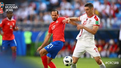 ಫಿಫಾ ವಿಶ್ವಕಪ್ 2018: ಬಲಿಷ್ಠ ಕೋಸ್ಟರಿಕಾ ವಿರುದ್ಧ ಸರ್ಬಿಯಾಗೆ ಗೆಲುವಿನ ಸಂಭ್ರಮ