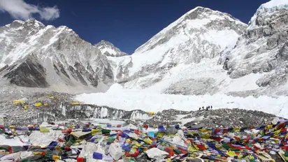 The highest altitude Mt Everest turns into a wasteland