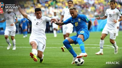 ಫಿಫಾ ವಿಶ್ವಕಪ್ 2018: ನೆಯ್ಮಾರ್ ಅಬ್ಬರಕ್ಕೆ ಕೋಸ್ಟರಿಕಾ ಧೂಳೀಪಟ