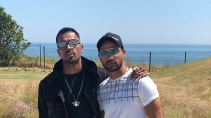 ಇಂಗ್ಲೆಂಡ್ನಲ್ಲಿ ಹಾರ್ದಿಕ್ ಪಾಂಡ್ಯ-ಶಿಖರ್ ಧವನ್ ಸೂಪರ್ ಡ್ಯಾನ್ಸ್