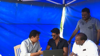 ಜೀರೋ ಟ್ರಾಫಿಕ್ ಬಳಸದೇ ಸಾಮಾನ್ಯರಂತೆ ಮಗನ ಸಿನಿಮಾ ಸೆಟ್’ಗೆ ಹೋದ ಎಚ್’ಡಿಕೆ