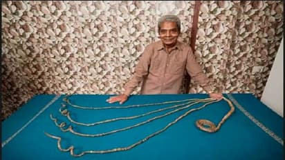 80-year-old Indian man grows nails for 66 years and finally decides to cut them
