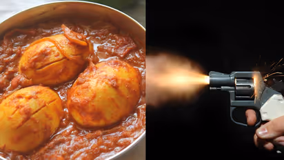 కోడిగుడ్డు కూర వండలేదన్న కోపంతో.. భార్యపై బుల్లెట్ల వర్షం