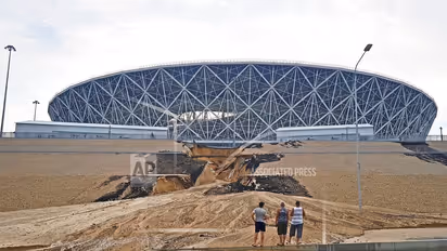 Landslide at World Cup stadium jarring note in otherwise brilliant event management in Russia