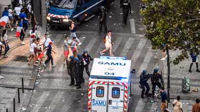 Clashes, road accidents tarnish French World Cup party