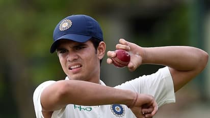 No show, yet Arjun 'Sachin' Tendulkar hogs limelight in U-19 debut