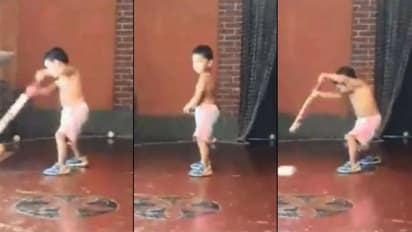 ಐಸಿಸಿ ಮನ ಗೆದ್ದ ಬಾಂಗ್ಲಾದೇಶದ 2 ವರ್ಷದ ಪೋರ..!