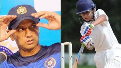 బ్యాట్, బాల్తో దుమ్మురేపుతున్న ద్రావిడ్ కొడుకు.. క్రీజులో ఉంటే సెంచరీనే