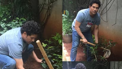 ಹಸಿರು ಚಾಲೆಂಜ್ ಸ್ವೀಕರಿಸಿದ ಸಚಿನ್ ತೆಂಡೂಲ್ಕರ್-ವಿವಿಎಸ್ ಲಕ್ಷ್ಮಣ್!