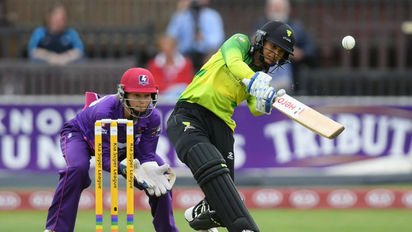KIA Super League: India's Smriti Mandhana equals record for fastest women's T20 fifty