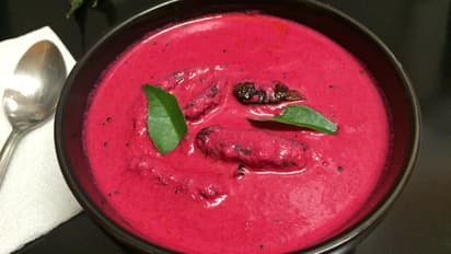 ഒാണത്തിന് സ്വാദൂറും ബീറ്റ് റൂട്ട് കിച്ചടി ഉണ്ടാക്കാം