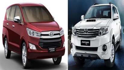 టొయోటా ఇన్నోవా క్రిస్టా, ఫార్చ్యూనర్ ఎస్యూవీ వాహనాల రీకాల్